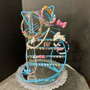 🐱✨ Cat Earring Organizer + Girls Jewelry Bundle ✨🐱